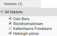 Stock Selection Markets